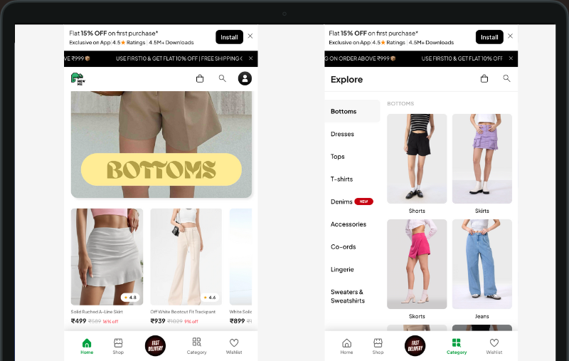 Online Retail App – Fast, Fluid, Fashion-Forward